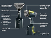Tefal Aerosteam. And . Optiflow Tech. 3 Levels Of Suction. Water Tank