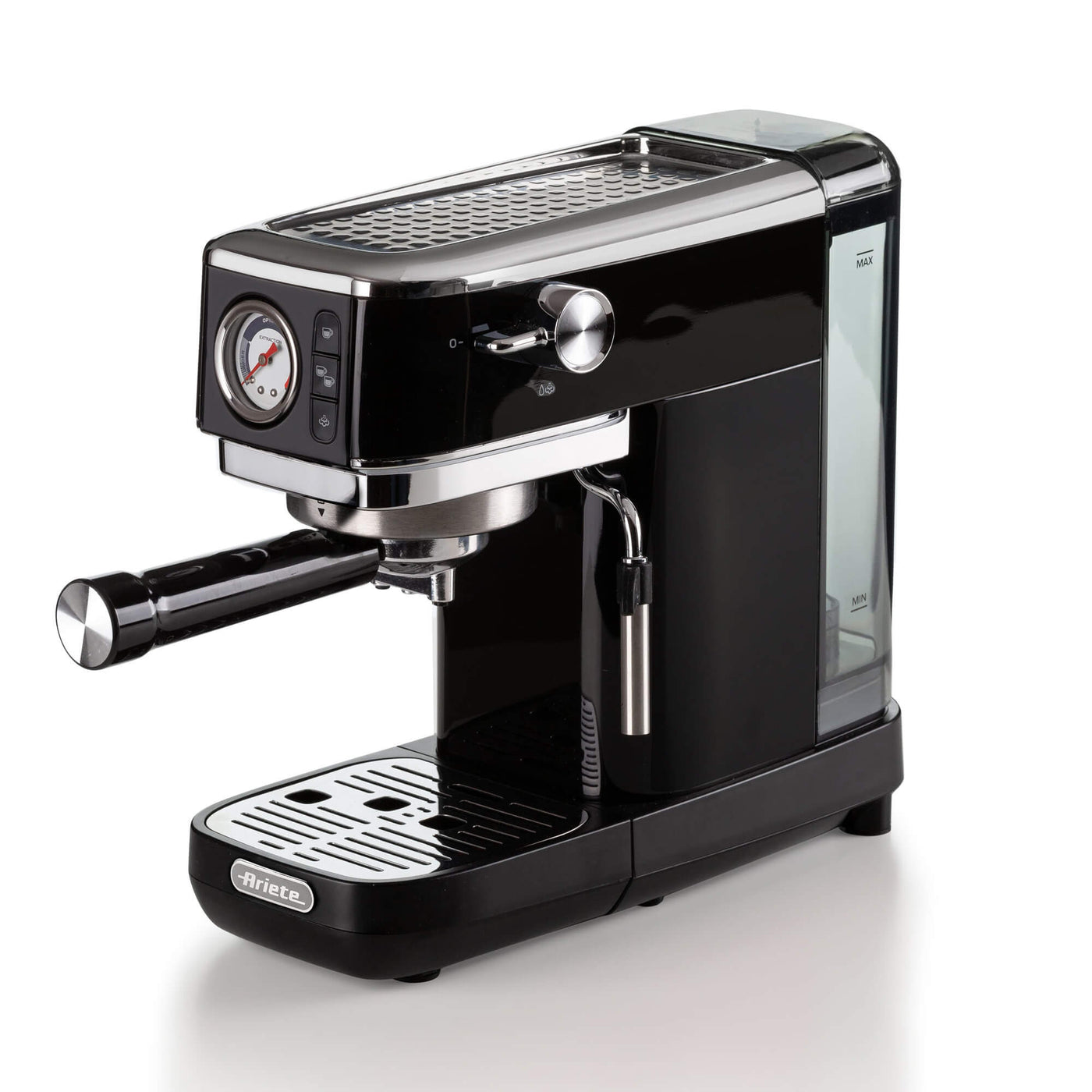 Ariete Moderna Metal Espresso Maker, 15Bar, 1300W, Black