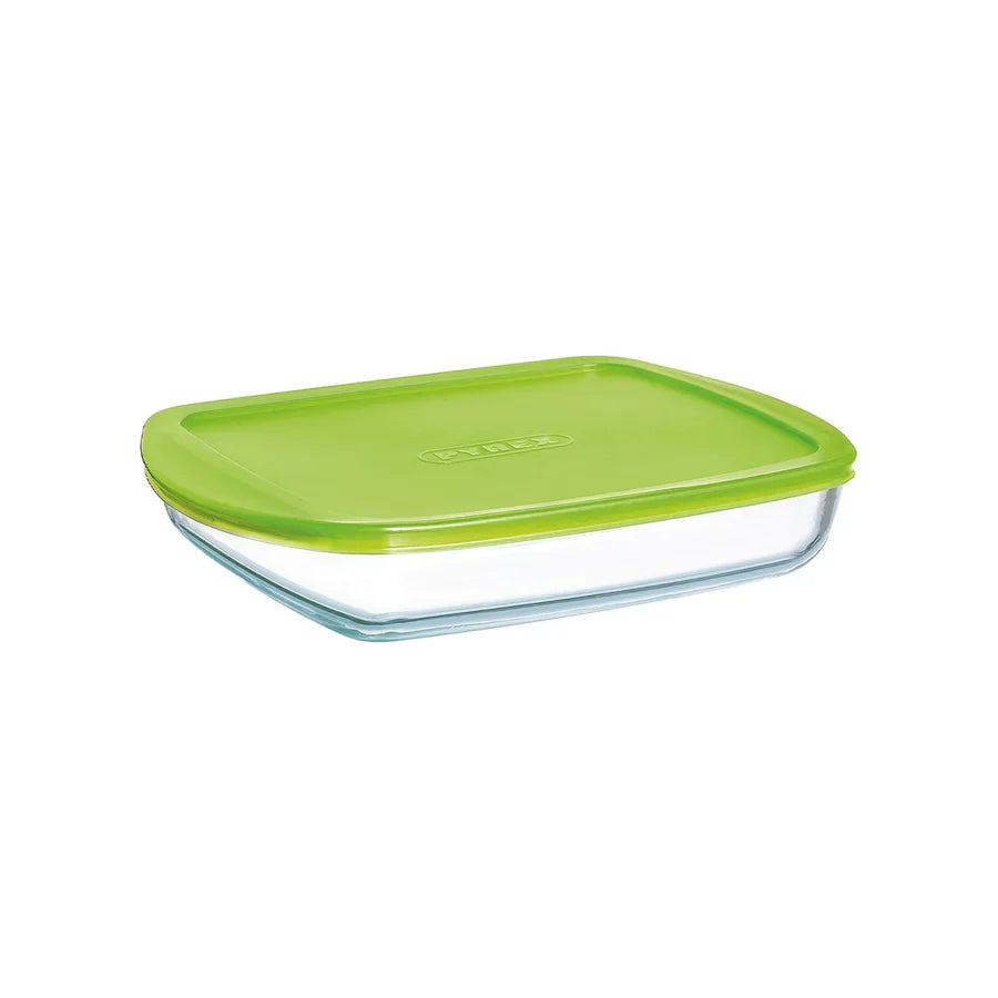 PYREX Rectangular Glass Dish with Lid 40x27