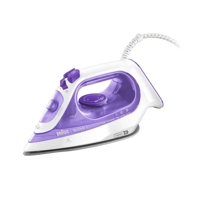 BRAUN TexStyle 3 FreeGlide Steam Iron