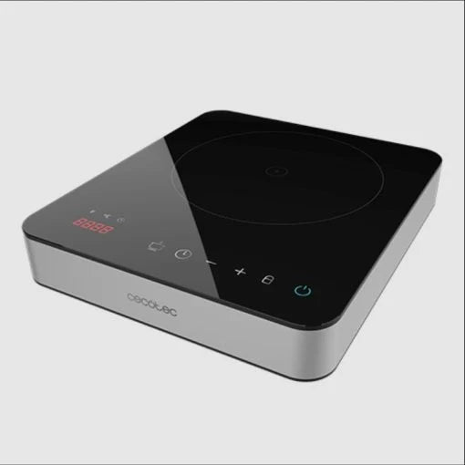 Cecotec Single Induction Hob, Stainless, 10Power Levels, Touch Screen, 2000W