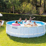 INTEX Prism Frame Above Ground Pool Set D4.88X1.22M