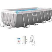 INTEX Prism Frame Rectangular Pool Set 4.00X2.00X1.22M