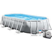 INTEX Prism Frame Oval Pool Set 5.03X2.74X1.22M