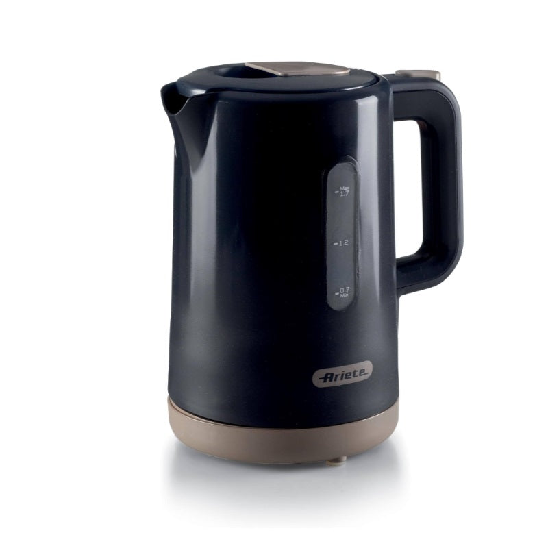 Ariete Kettle Night Grey, Blue Light, 1.7L, 2200W