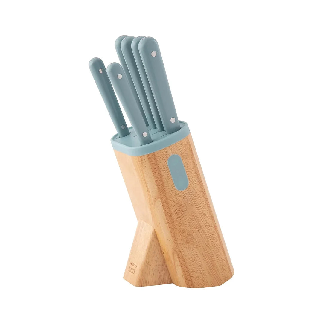 BERGHOFF 7-Piece Knife Block Set Glints Slate