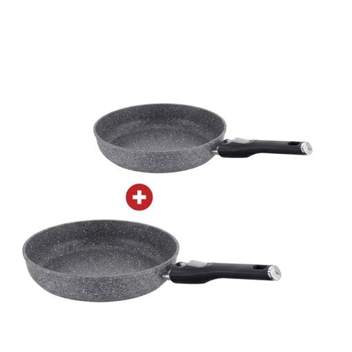 KORKMAZ of 2 Palma Pratik Frying Pan 26 cm + 28 cm