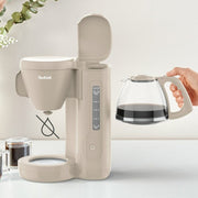 Tefal Morning Fcm. Fairgrey Plastic. . Permanent Filter. W. 50 60 Hz