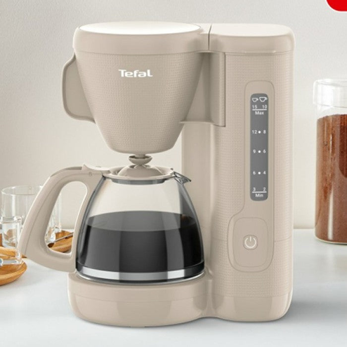 Tefal Morning Fcm. Fairgrey Plastic. . Permanent Filter. W. 50 60 Hz