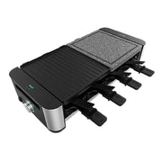 Cecotec Raclette Grill & Stone, 1400W, 8 Prs