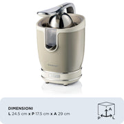 Ariete Vintage PRO Citrus Juicer, 85W, Beige