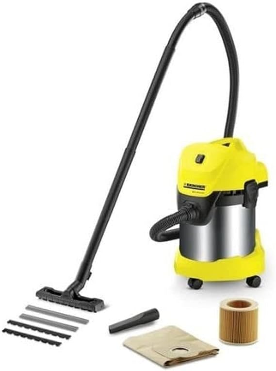 Kärcher 17L Stainless Steel Wet & Dry Vacuum Cleaner