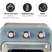 Ariete Vintage Air Fryer Oven 16L, 1400W, Rotisserie, Beige