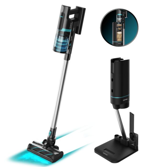 Cecotec Digital UUpright Vacuum, Rockstar 10000 Nebula Station, 29.6V, 450Aw, up to 70Mns, Self-Emptying Base, 2 Accessories+ Extra 2 Bags