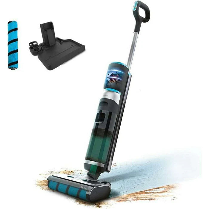 Cecotec FreeGo Digital Wet& Dry Vacuum Spray, 29, 6V, 250W, Clean & Dirty Tanks, LCD, Auto Mode, Self Cleaning & Drying,