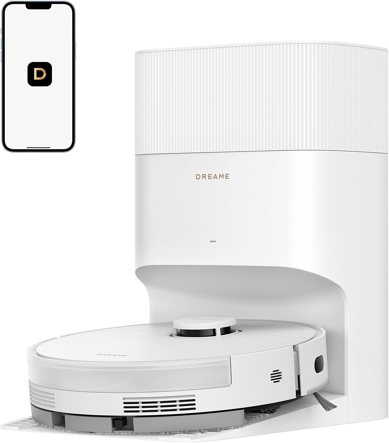 DREAM Self-Emptying Robot Vacuum & Mop - White