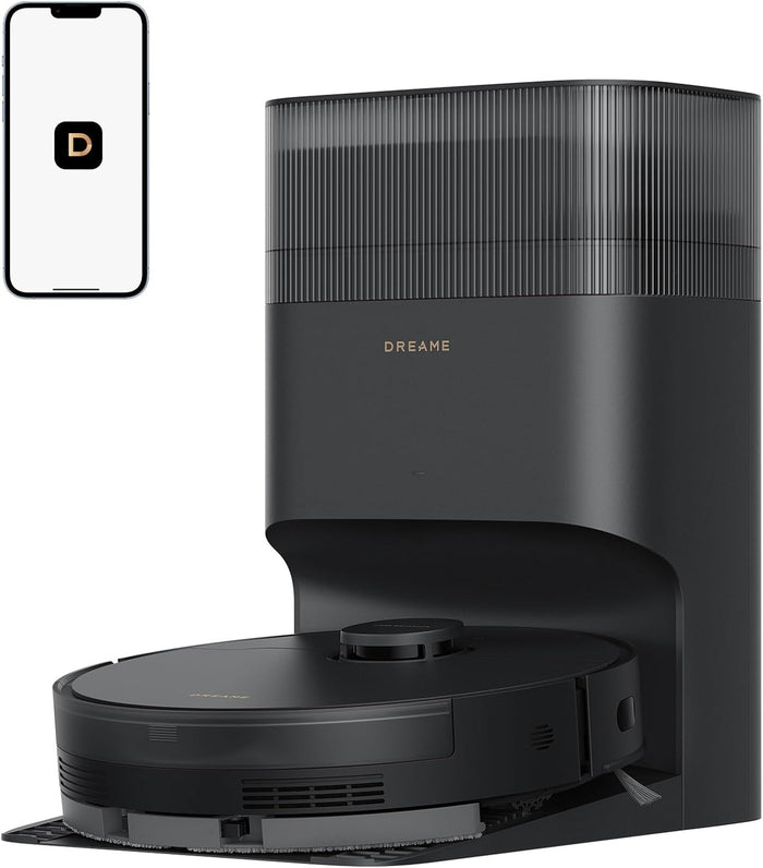 DREAM Self-Emptying Robot Vacuum & Mop - Black