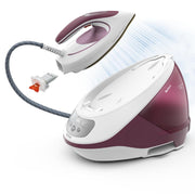 Tefal Pro Express Protect. . 7.5 Bars. Min. Min. Durilium Airglide. Anti Scale. Auto Off
