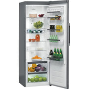 Whirlpool 364L Upright Refrigerator – Stainless Steel
