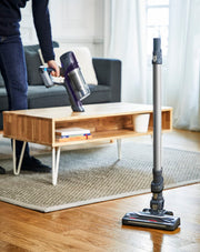 Tefal X Pert 7.6. . 45 Min Autonomy. 2 Speeds. Cyclonic Technology. Sofa Brush. Crevice Tool. Easy Brush. Dust Container Capacity. Light