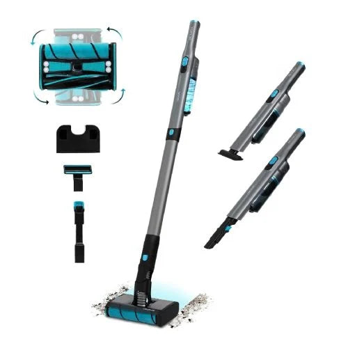 Cecotec Scoba Digital Vacuum 2in1, Dual Brush, 16.8V, 210W, UP to45MN, +Accessories+ Motorized Brush for Furniture