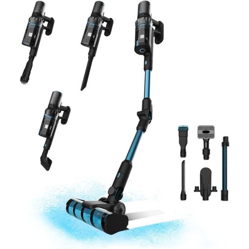Cecotec Digital UUpright Flex vacuum cleaner, Conga Rockstar 3500, 33.6V, 500Aw, UP to 70Mns + 3 Accessories+Pets Brush