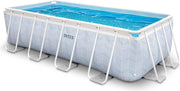 INTEX Prism Frame Rectangular Pool Set 4.00X2.00X1.00M