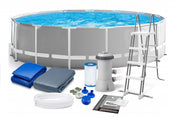 INTEX Prism Frame Above Ground Pool Set D4.57X1.22M