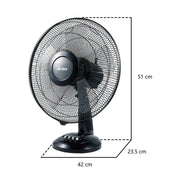 Ardes Desk Fan STYLE 16", 5 Blades, 50W, 3 Speeds