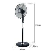 Ardes Stand Fan STYLE, 16", 50W, 5 Blades