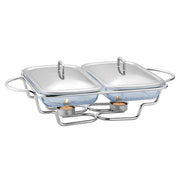 Berlinger Haus Food Warmer, Rectangle, 2X1.5L