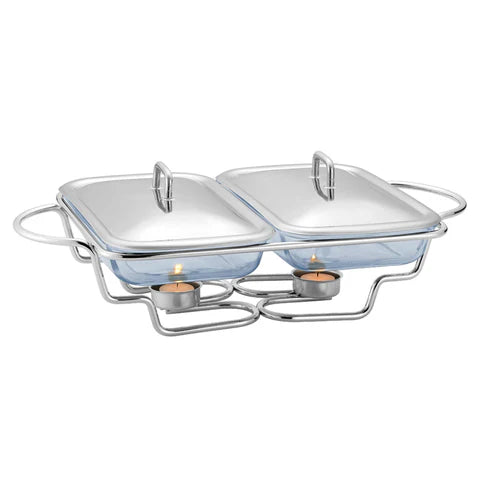 Berlinger Haus Food Warmer, Rectangle, 2X1.5L