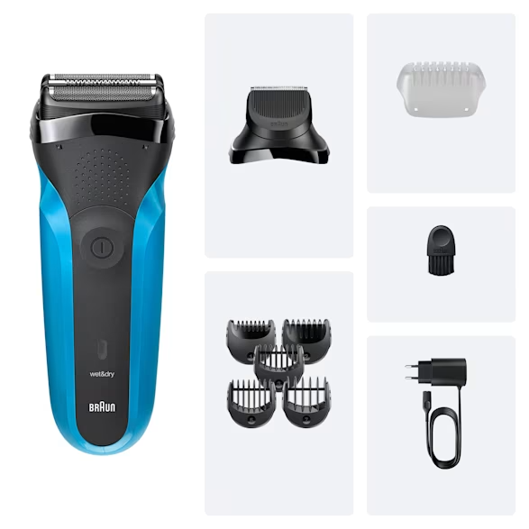 BRAUN Series 3 Wet & Dry Shaver & Beard Trimmer