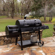 CharBroil Oklahoma Joe's Longhorn Combo Charcoal/Gas Smoker & Grill