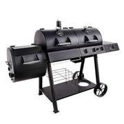 CharBroil Oklahoma Joe's Longhorn Combo Charcoal/Gas Smoker & Grill