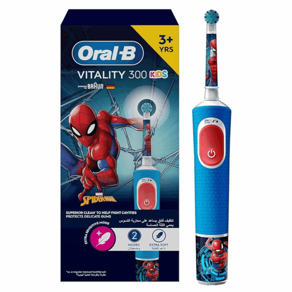 ORAL B Kids Spider-Man Rechargeable Electric Toothbrush