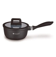 Dorsh Sauce Pan Ø18cm - 1.8 L Proglider Non-stick Marble Ceramic Coated Glass Flat Lids with Silicon Rim Dim: 18xh8.3cm