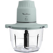 Moulinex MINI Chopper 500W 1L 2SP 4 SS Blades Glass