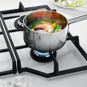 60cm Built-In Gas on Glass Hob with 4 Burners & Cast Iron Grids