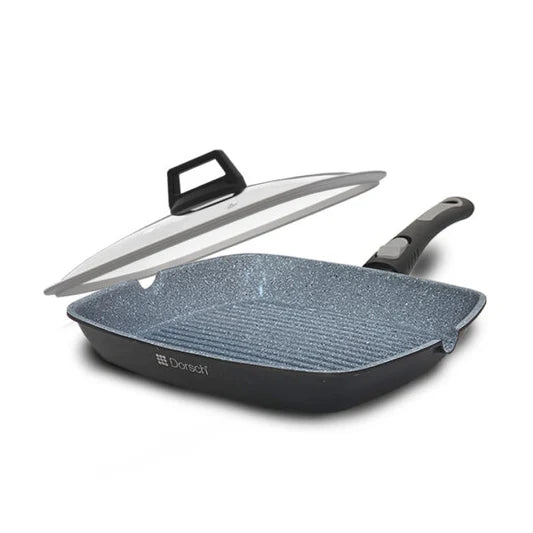 Dorsh Grill Pan with Lid - 28 Cm