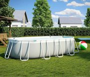 INTEX Prism Frame Oval Pool Set 6.10X3.05X1.22M