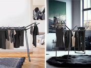 LEIFHEIT Standing Clothes Airer Pegasus 150 Solid Black