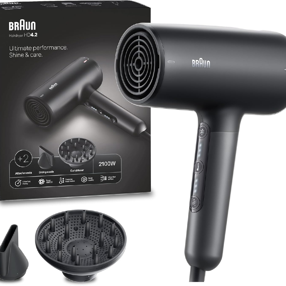 BRAUN High-Power Super Ionic Hair Dryer