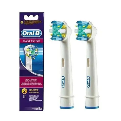 ORAL B FlossAction Replacement Brush Heads - Pack of 2