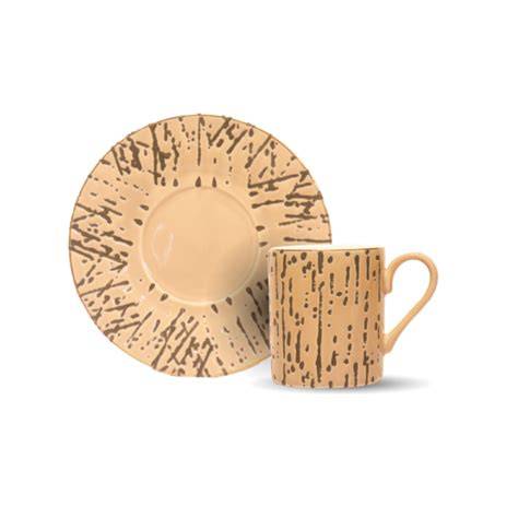 Dorsh Oak Peach 12 Pieces Coffee Cups Set