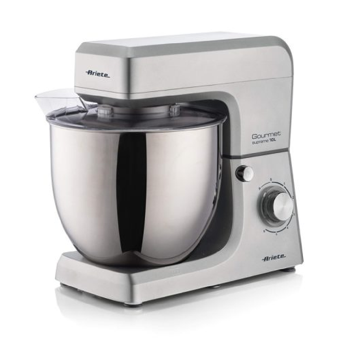 Ariete Kitchen Machine 10L, 2400W, Metal Gear, Silver