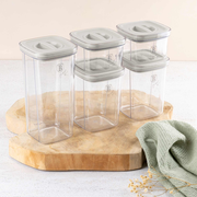 Berlinger Haus 5+5 pcs Canister Set W/ Lock Lid, Sahara Collection