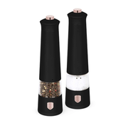 Berlinger Haus Electric Pepper and Salt Mill, 2Pcs Set, Black Rose Collection