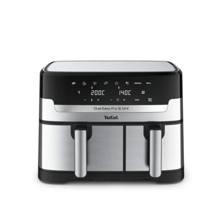 Tefal Dual Easy Fry And Grill. W And Ss. 6p. 50 Hz