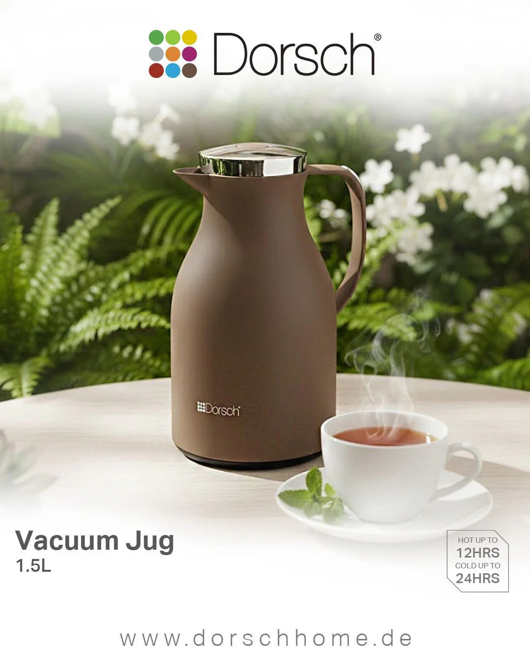 Dorsh Vacuum Jug 1 L /chocolate